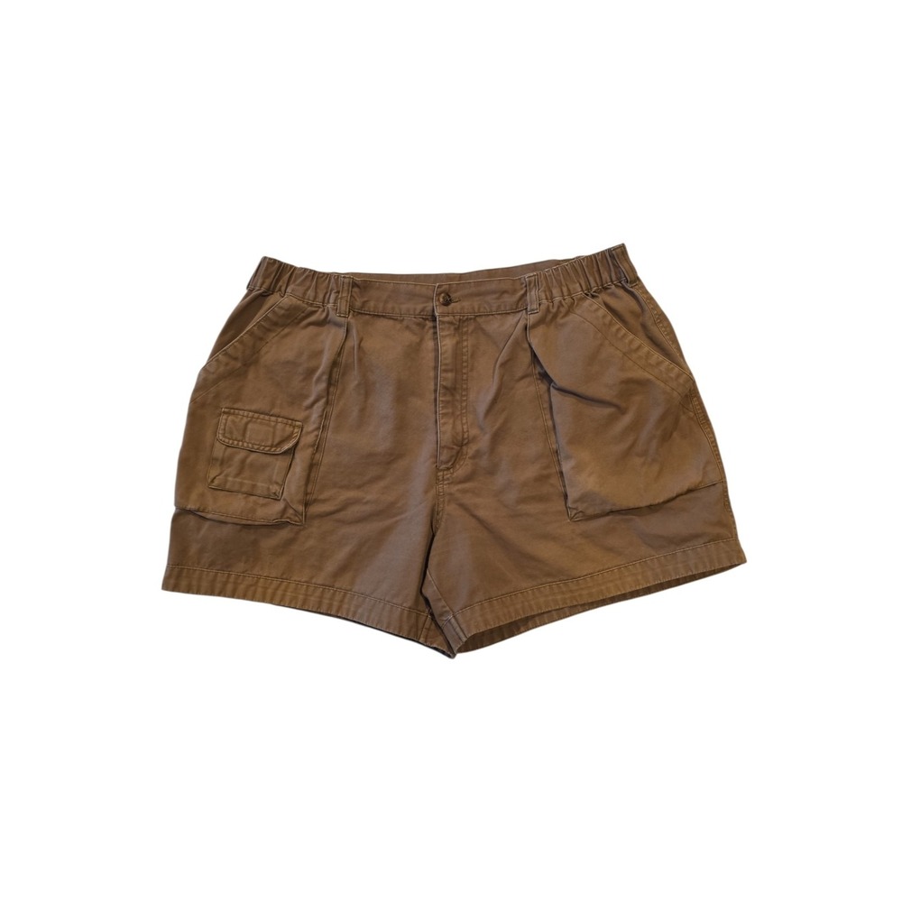 VTG Woolrich Pheasant Shorts Mens 38 Brown Cotton Cargo Hiking Fishing Outdoor